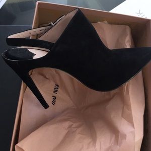 BRAND NEW Miu miu boooties! They are amazing on.